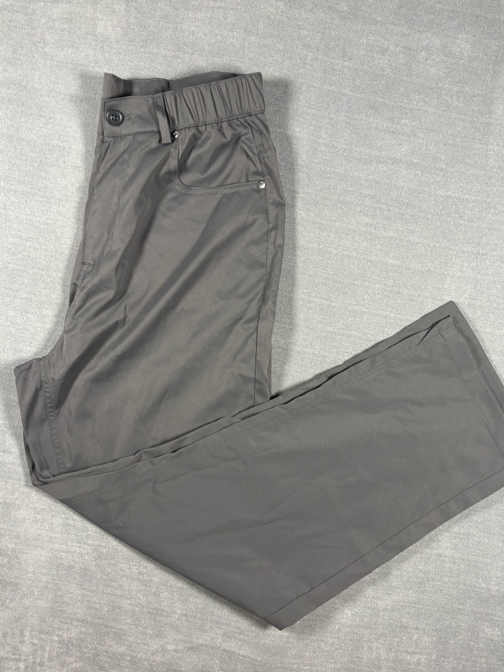 NFINITY Men's Chino-Style‎ Pants - Charcoal